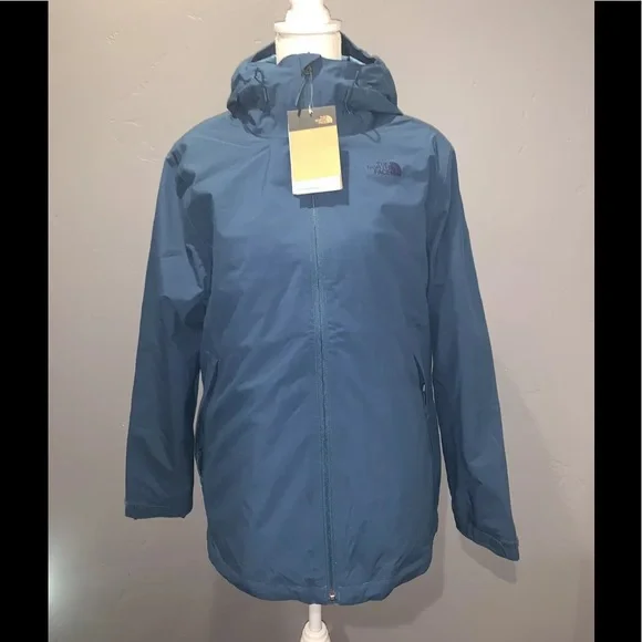 The North Face Woman Carto TriClimate Waterproof 3-in-1 Jacket Monterey Blue NWT